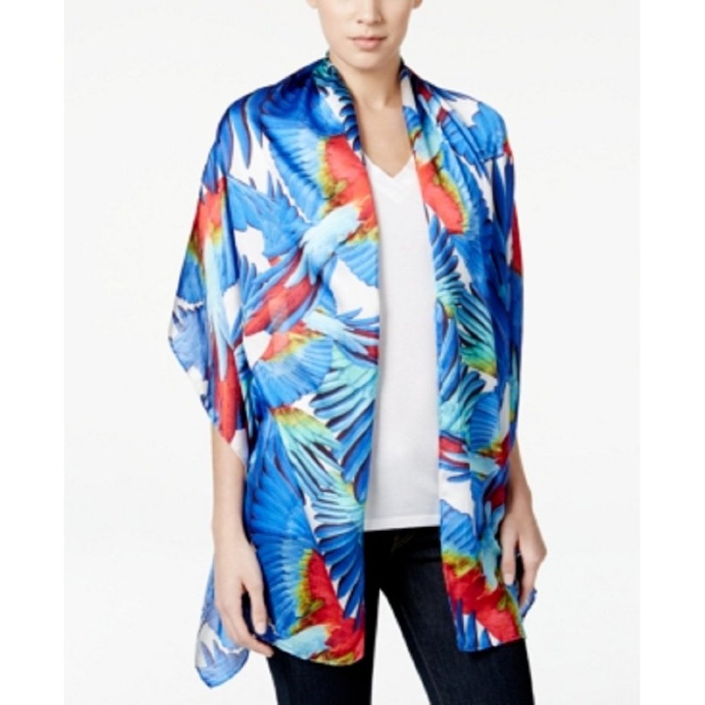Echo Birds of Paradise Pareo Wrap Scarf, Retail $38.00